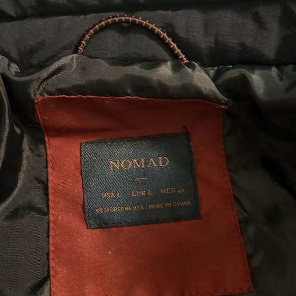 Nomad Quilted Jacket Men's Size Large Red Black Lightweight Full Zip NWT - Picture 4 of 8